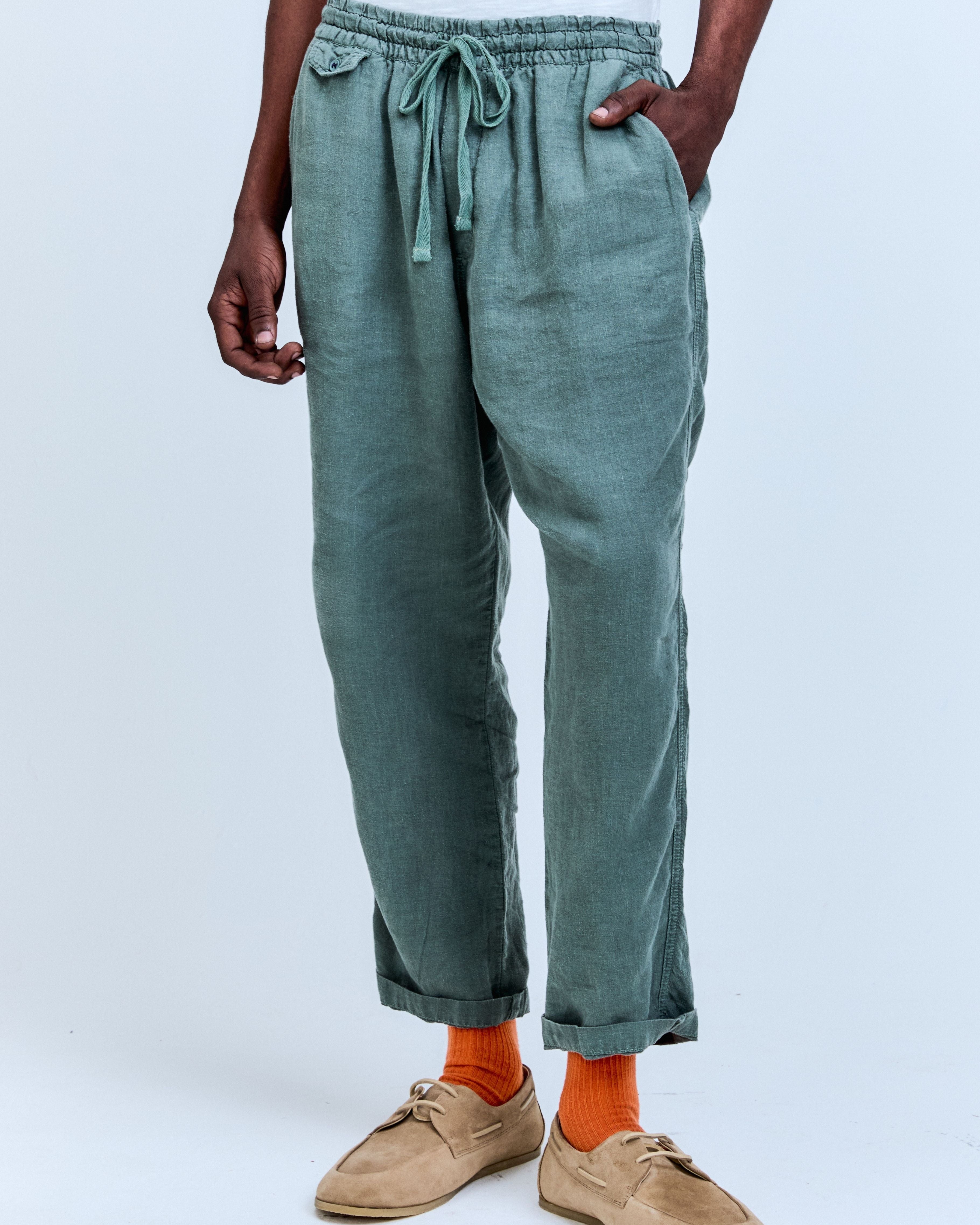 Calça Puro Linho Relax Vert