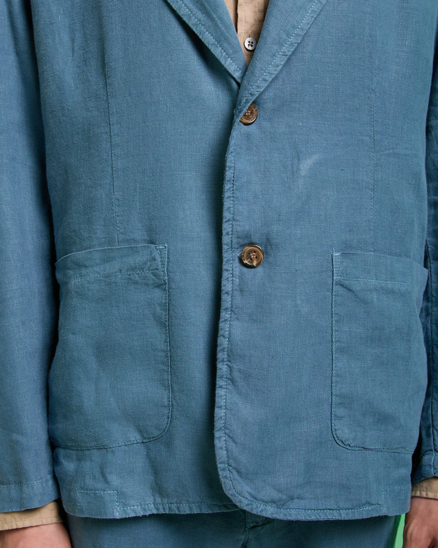 Blazer Linho Stone Bleu