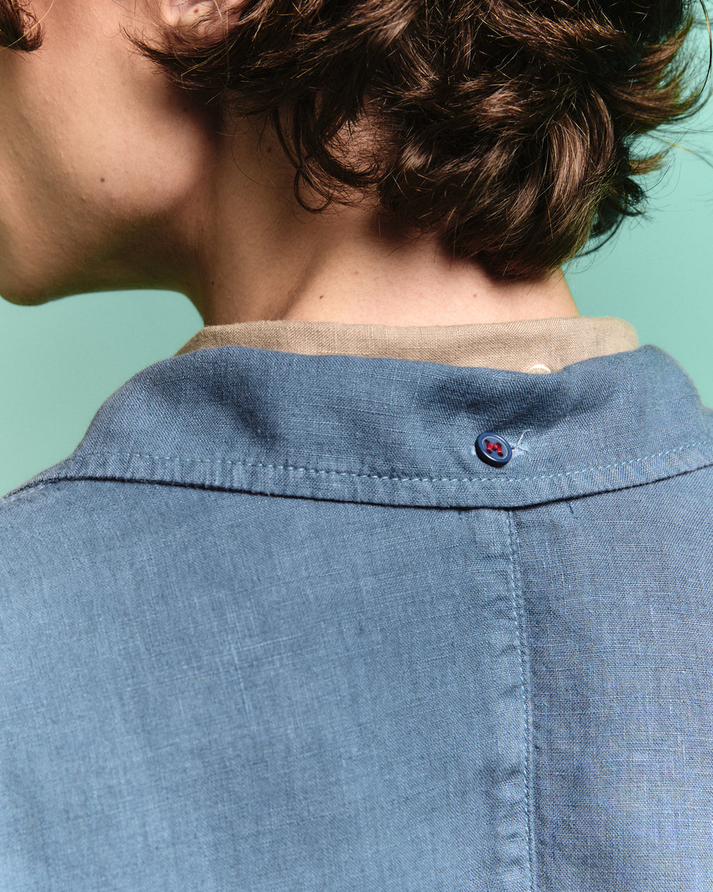 Blazer Linho Stone Bleu