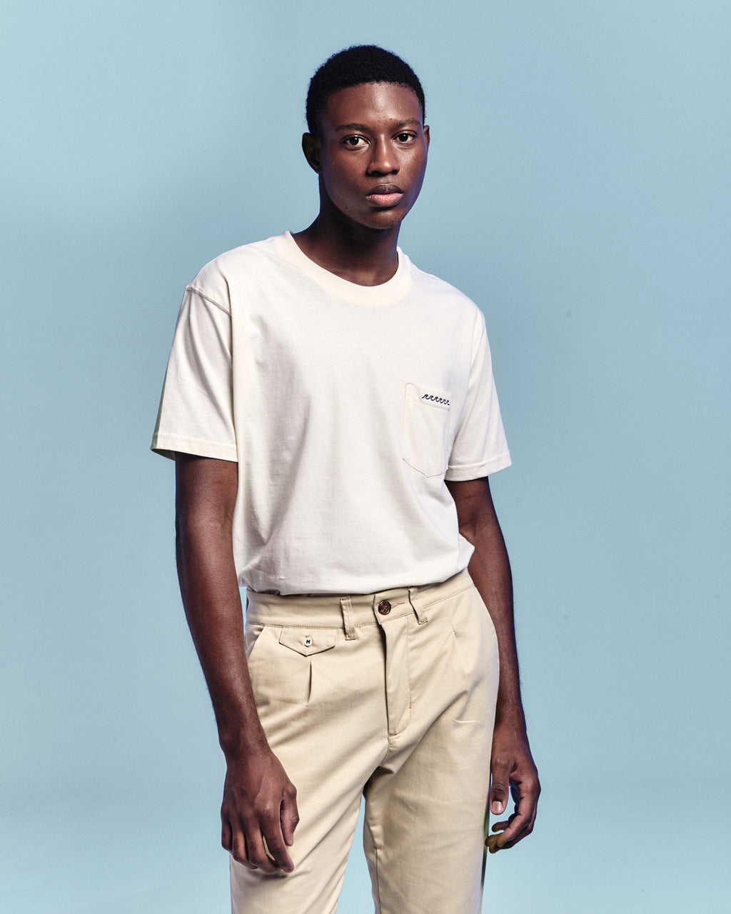Calça Sarja Chino Khaki