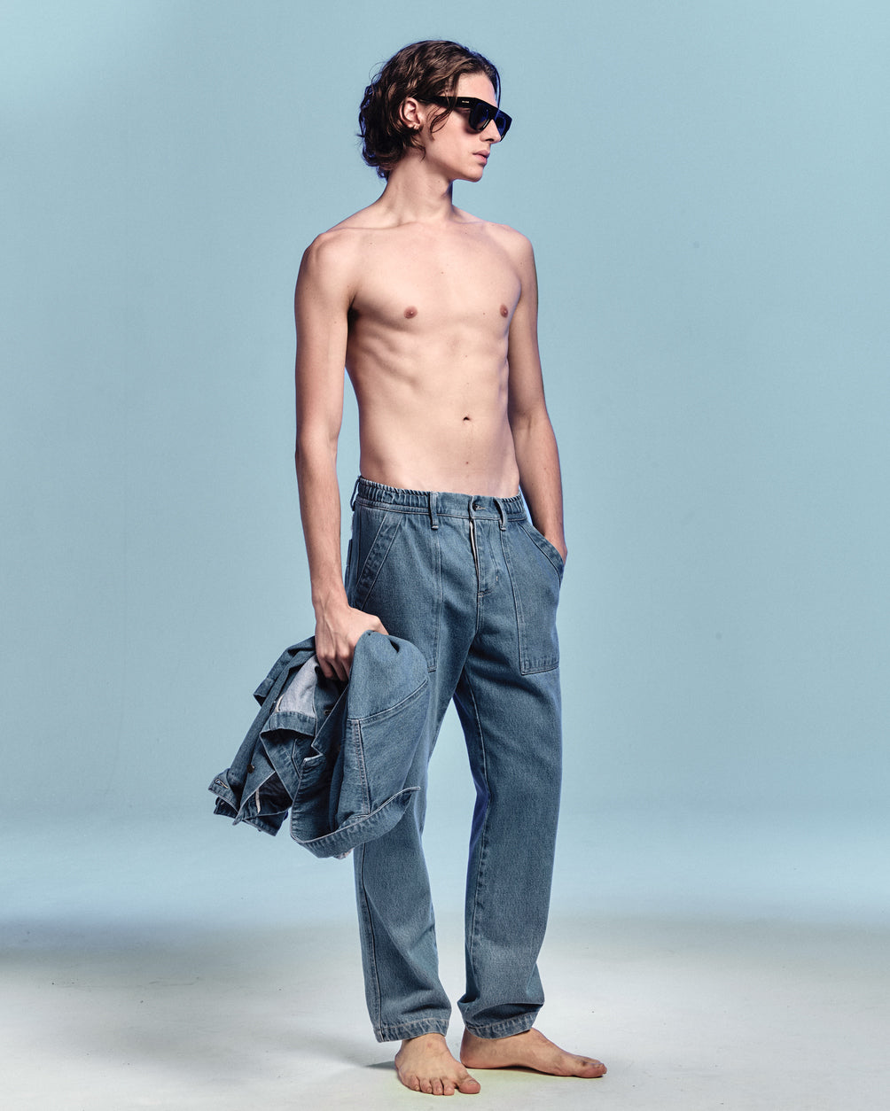 Calça Jeans Carpenter Blue Denim