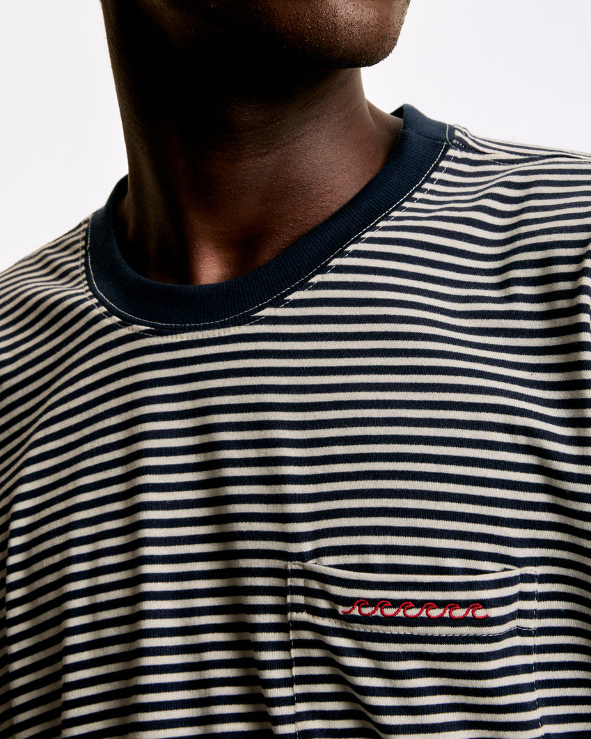 T-Shirt Pocket Onda Listrada