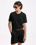 Bermuda Sarja Chino Preto