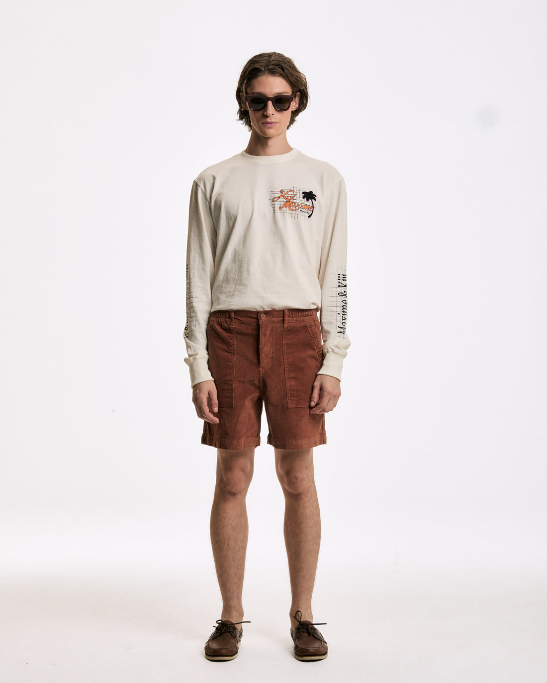 T-Shirt Classic Manga Longa Kiji x Maxime S.L.B. Off White