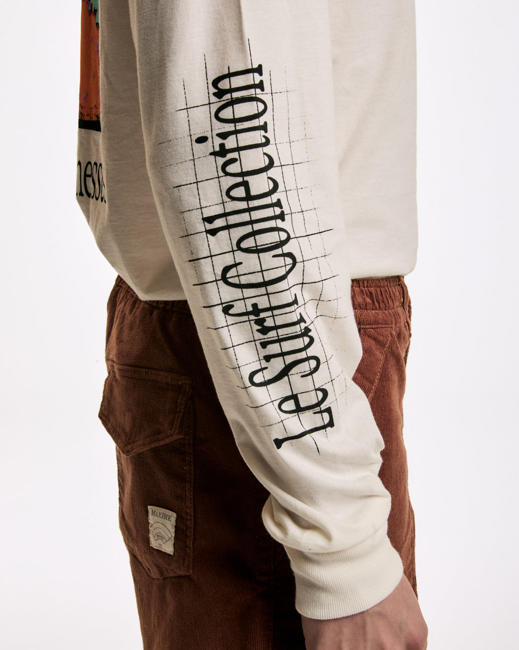 T-Shirt Classic Manga Longa Kiji x Maxime S.L.B. Off White