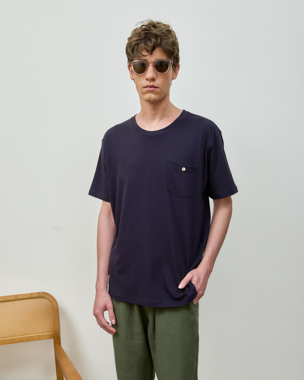 T-Shirt Pocket Navy