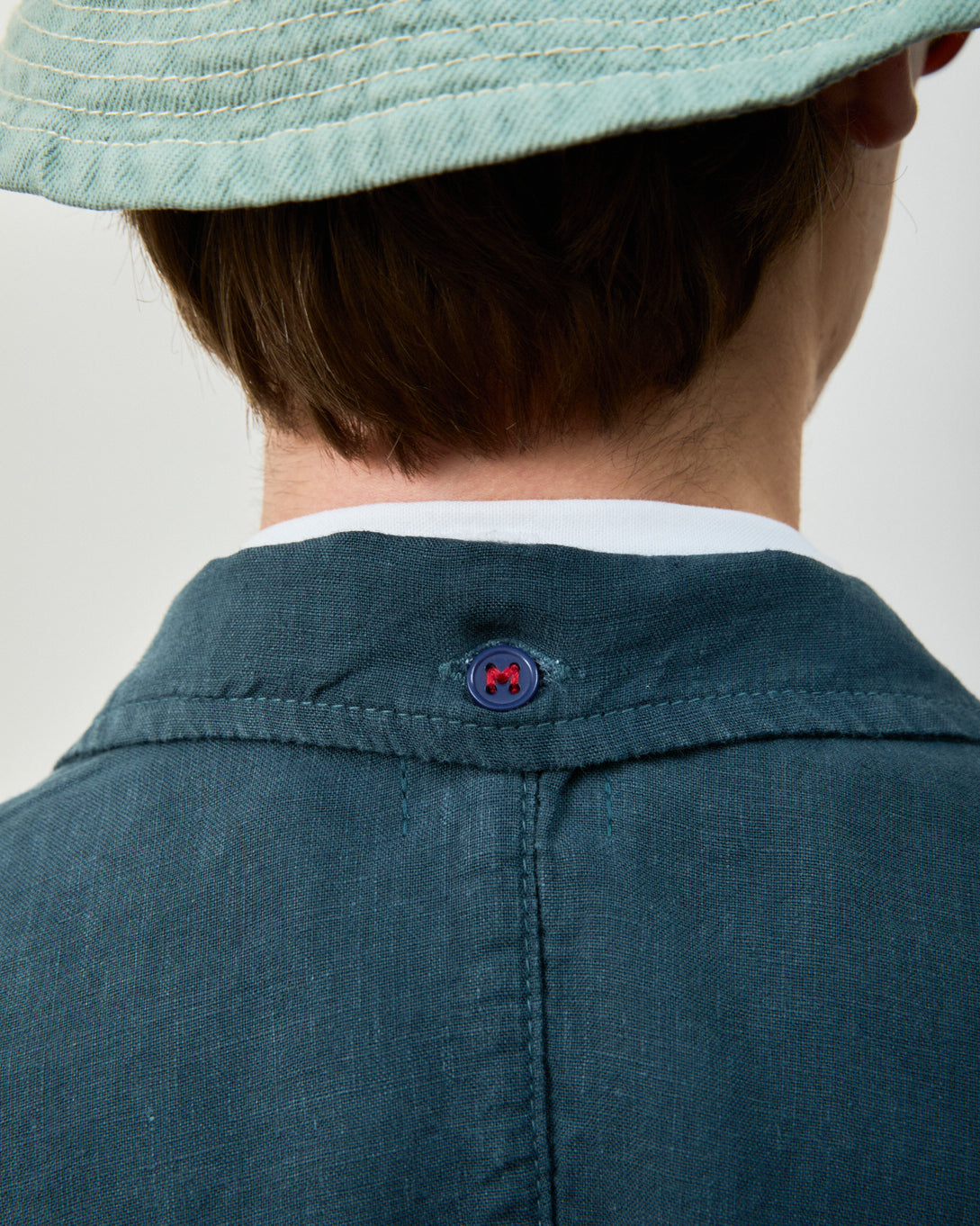 O Blazer Puro Linho Stone Wash Navy