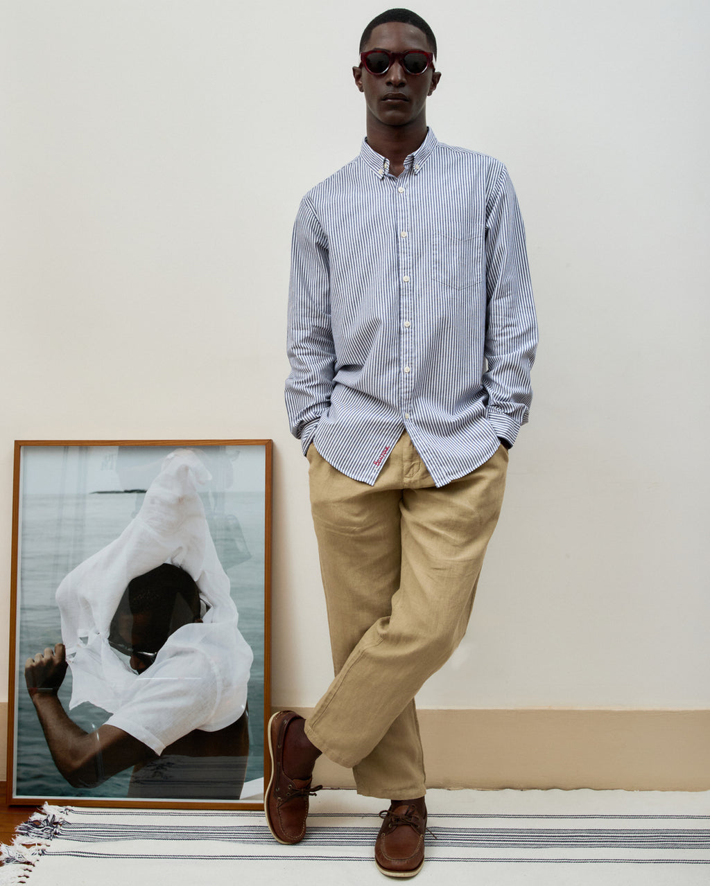 Camisa Oxford Wash Listra Classic Manga Longa