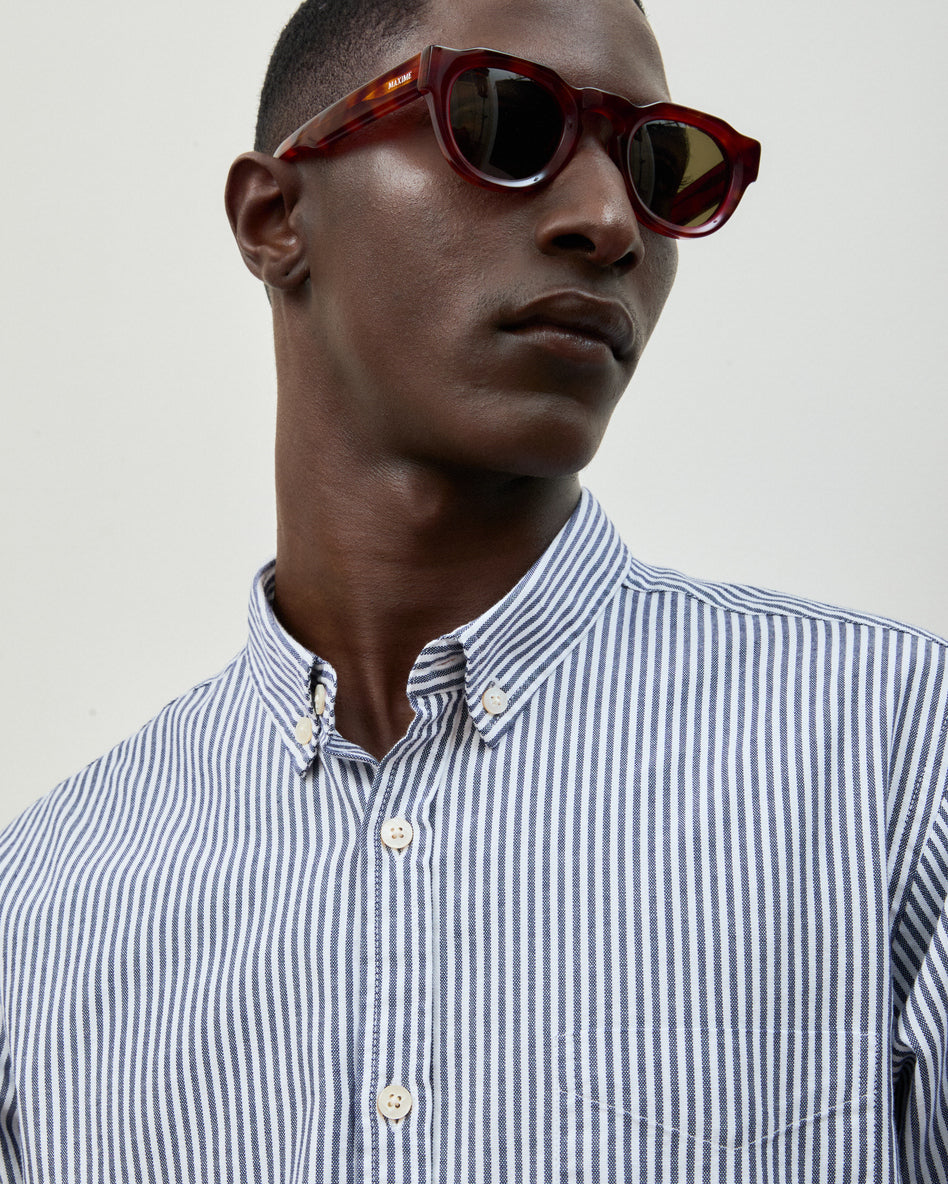 Camisa Oxford Wash Listra Classic Manga Longa