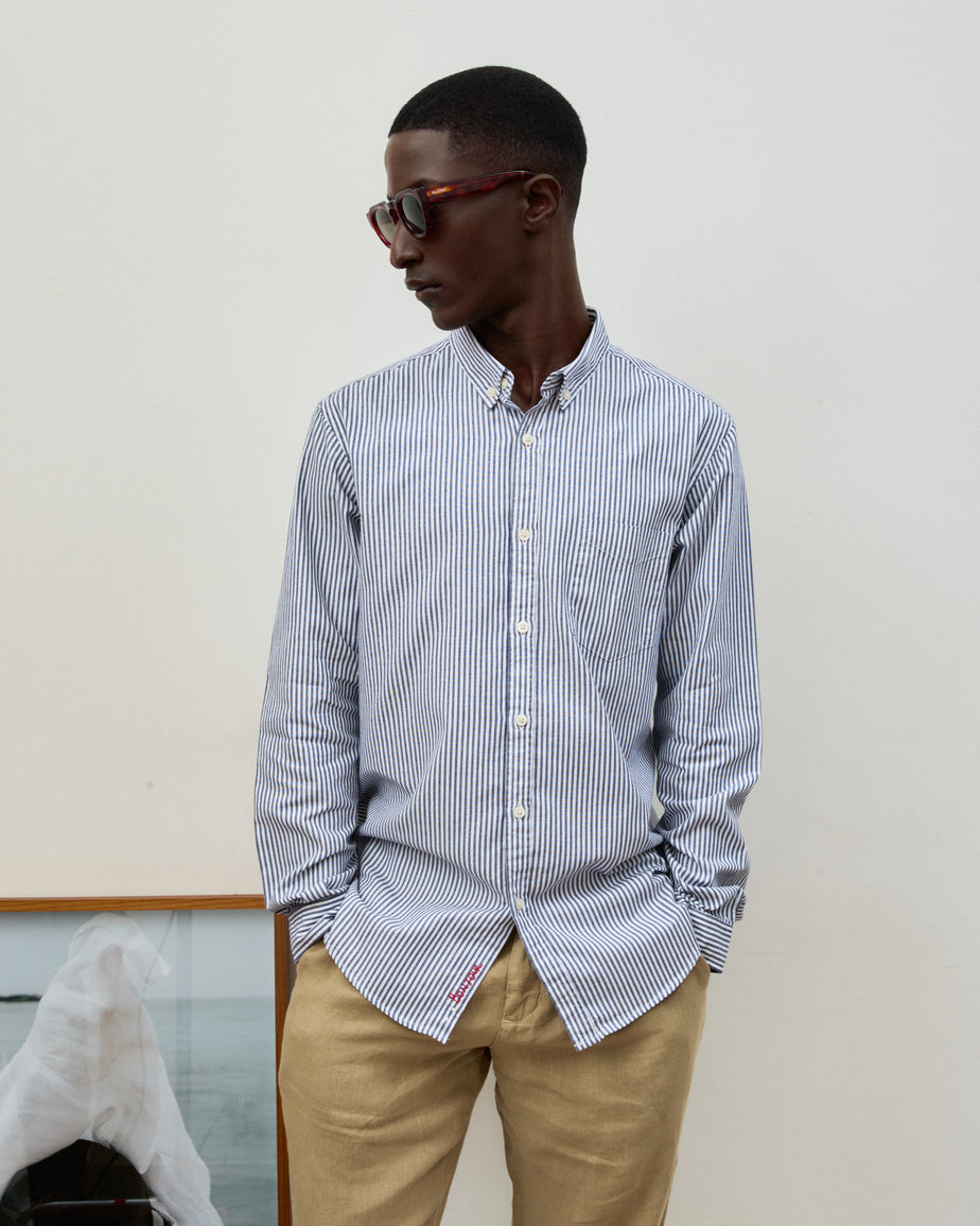 Camisa Oxford Wash Listra Classic Manga Longa
