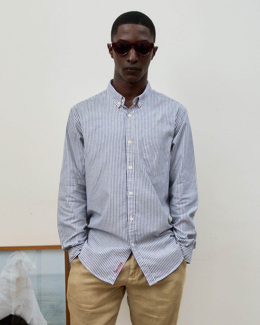 Camisa Oxford Wash Listra Classic Manga Longa