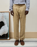 Calça Social Puro Linho Stone Wash Kakhi