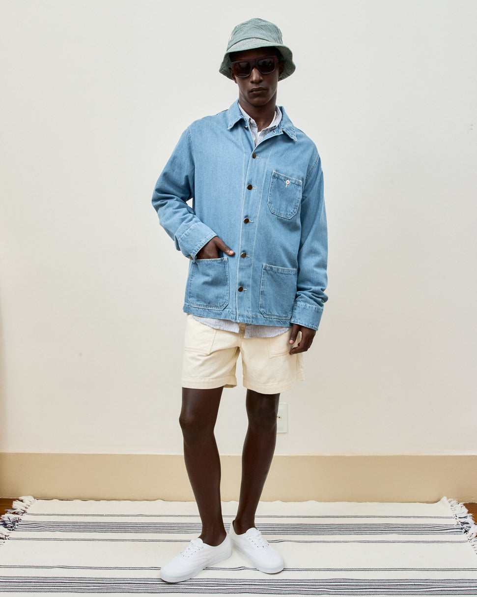 Over Shirt Jeans Blue Denim