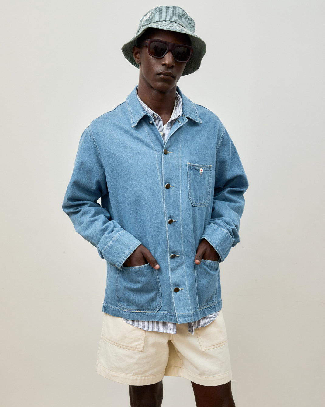 Over Shirt Jeans Blue Denim