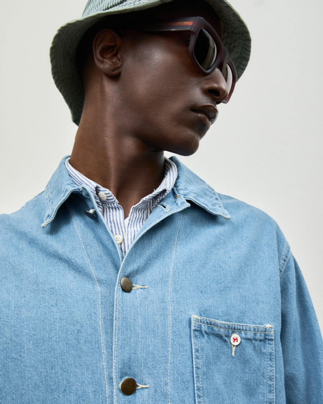 Over Shirt Jeans Blue Denim