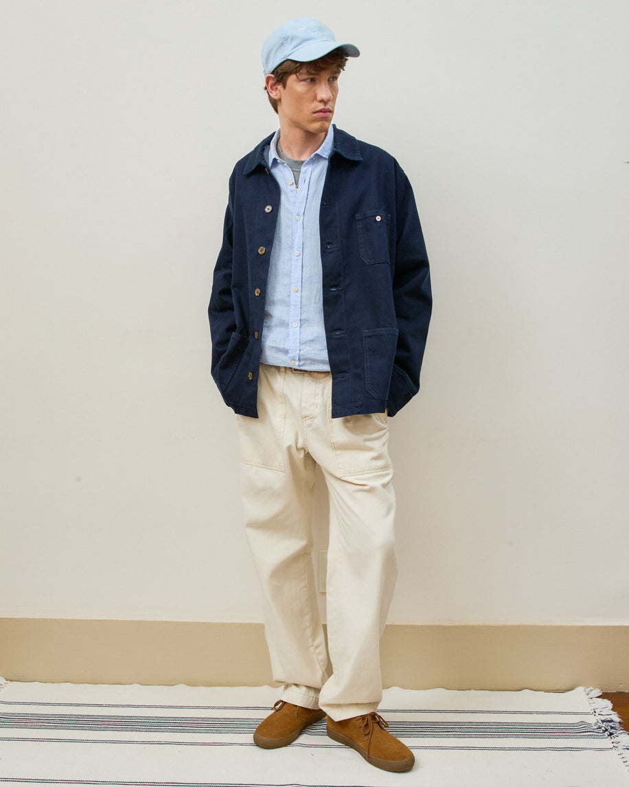 Over Shirt em Sarja Navy