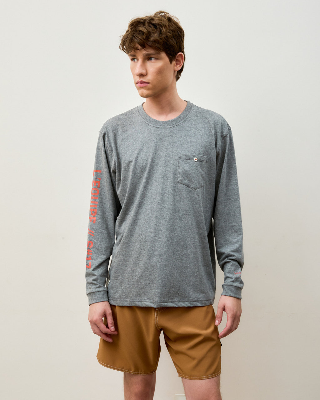 Le Surf Short Icon Brown Stripe