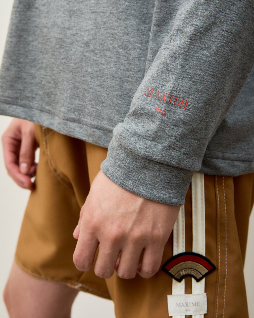 Le Surf Short Icon Brown Stripe
