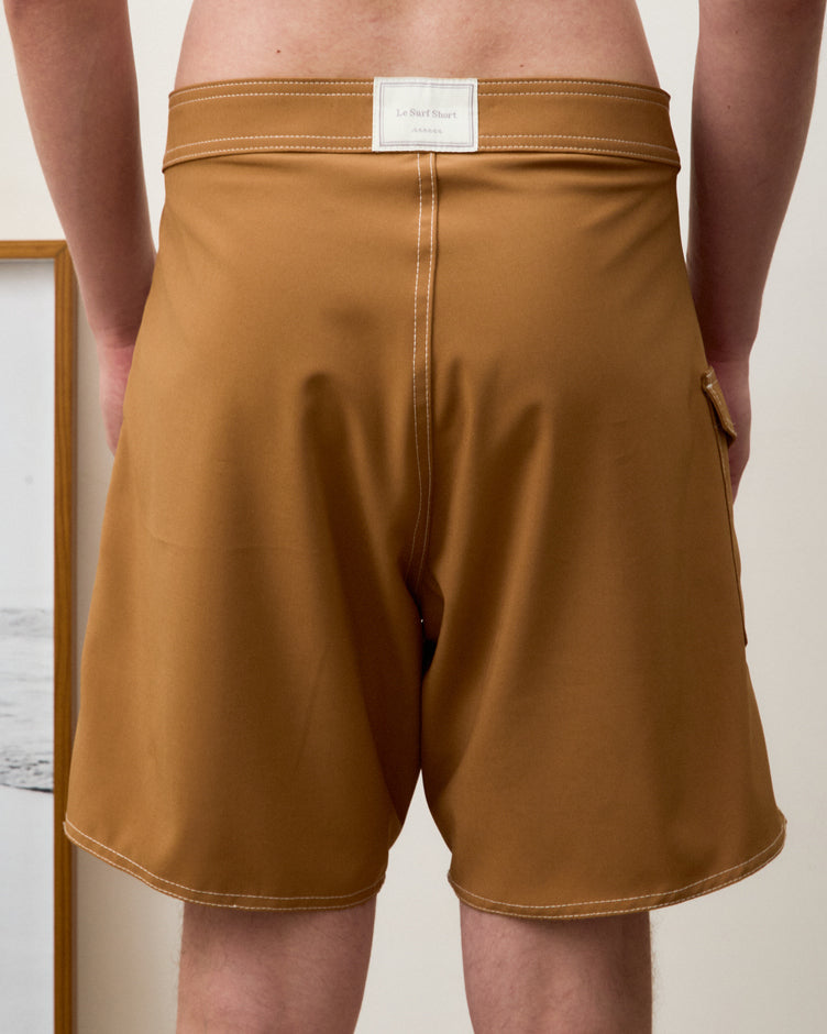 Le Surf Short Icon Brown Stripe