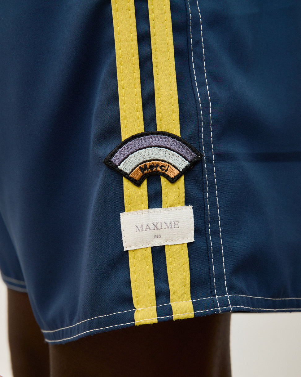 Le Surf Short Icon Navy Stripe