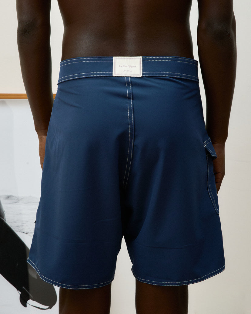 Le Surf Short Icon Navy Stripe