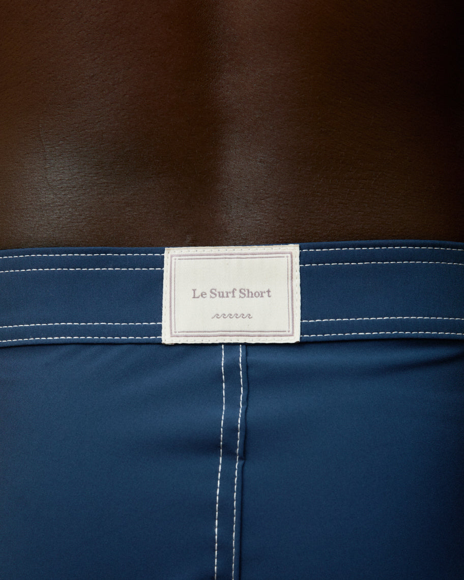 Le Surf Short Icon Navy Stripe