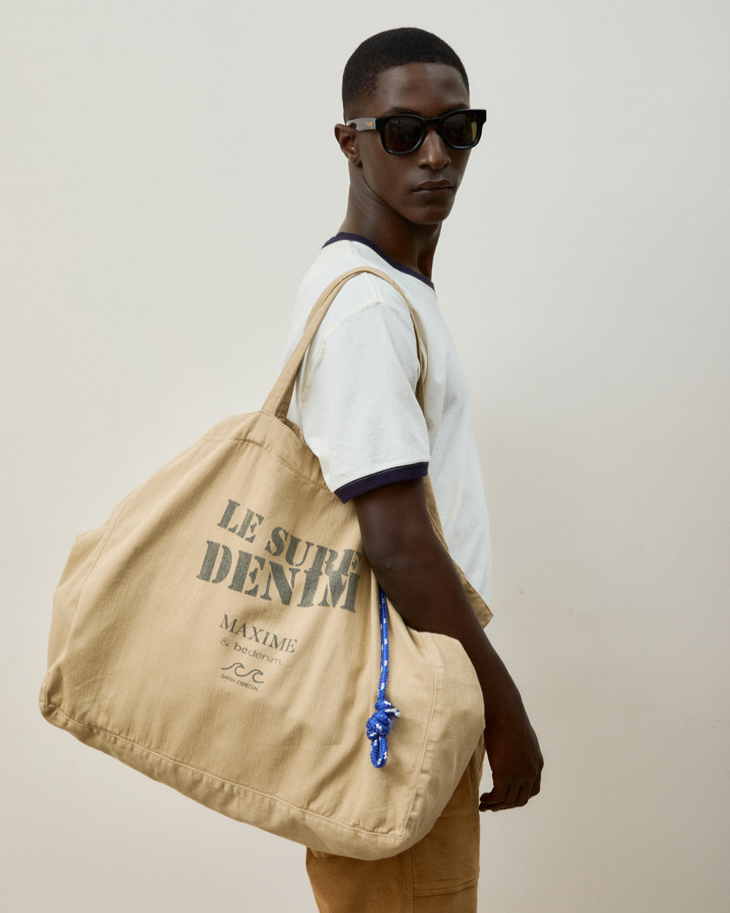 Maxi Bag Le Surf Denim Kakhi