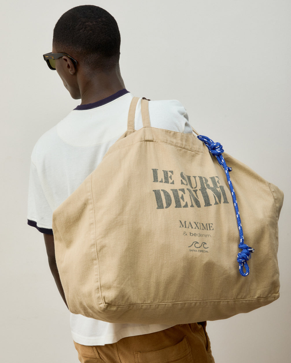 Maxi Bag Le Surf Denim Kakhi
