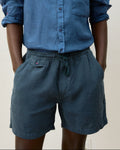 Bermuda Linho Relax Navy
