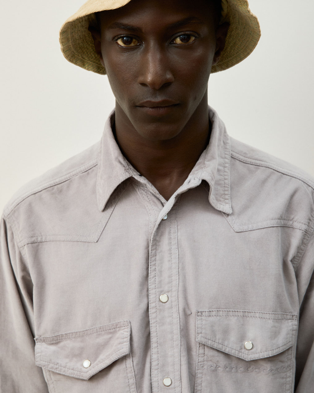Camisa Corduroy Cinza