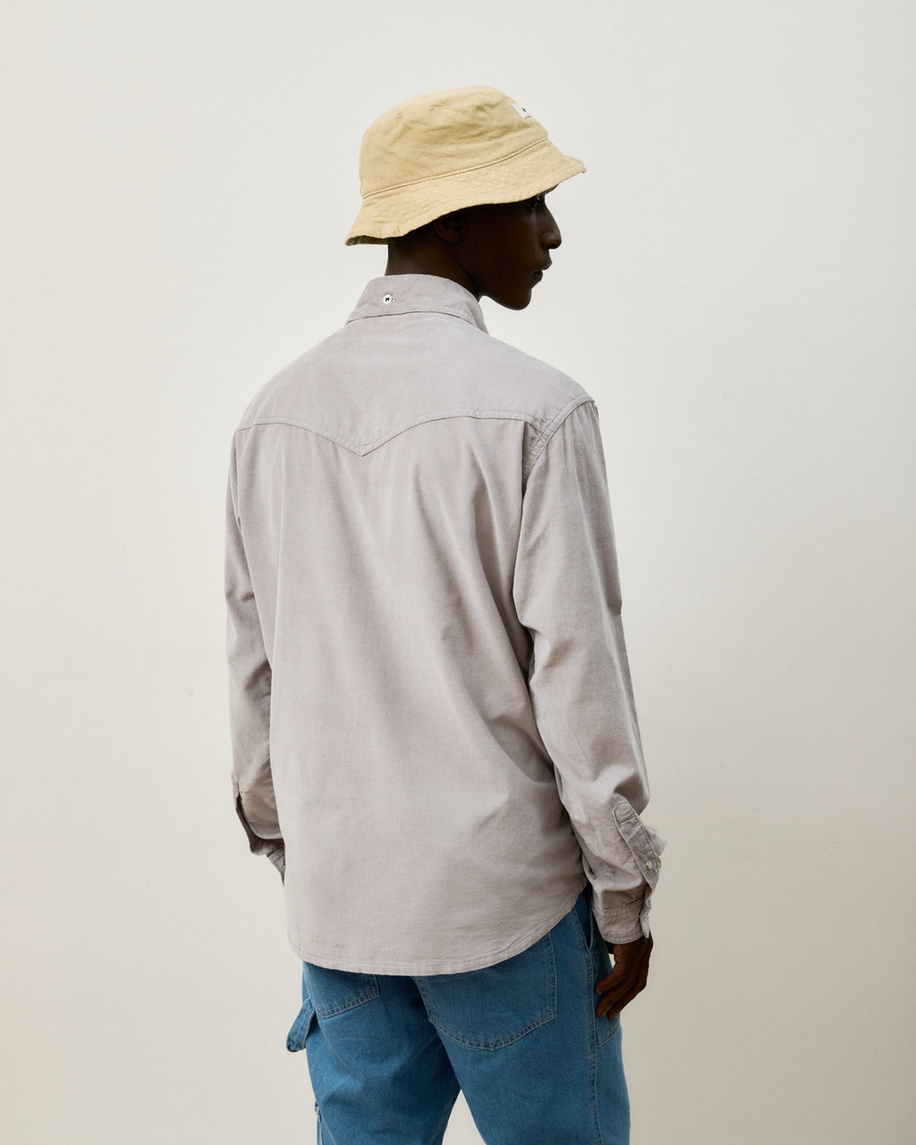 Camisa Corduroy Cinza