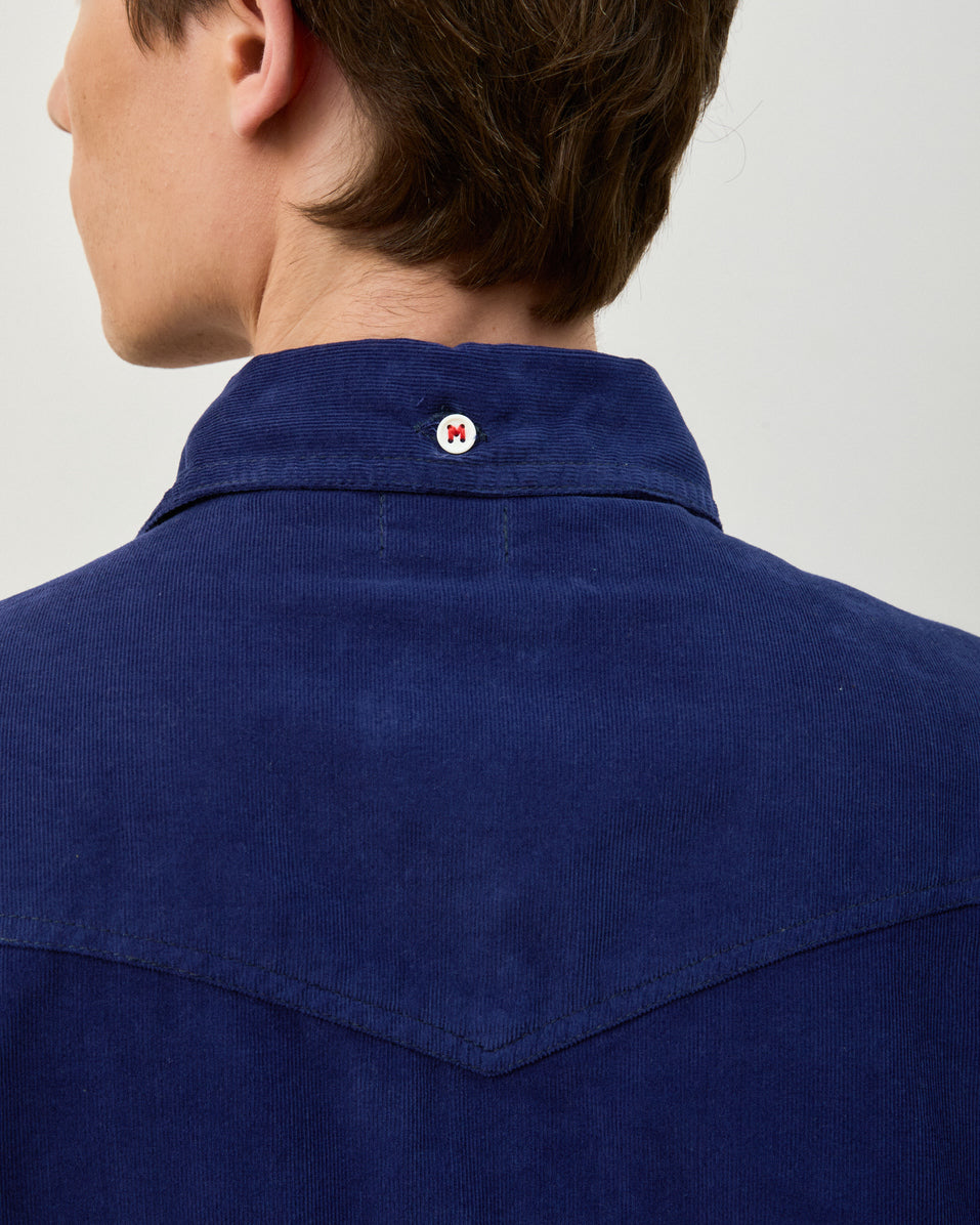 Camisa Corduroy Bleu