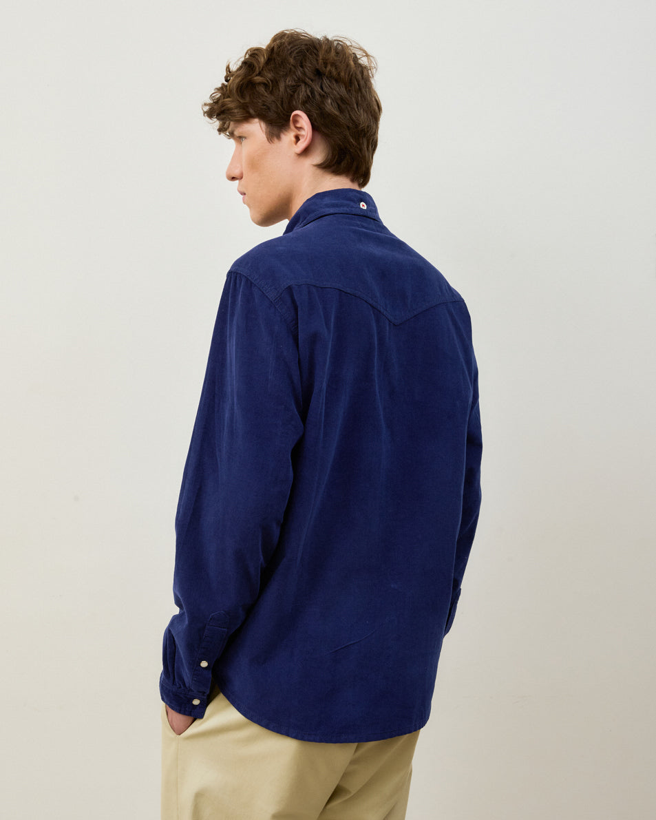 Camisa Corduroy Bleu