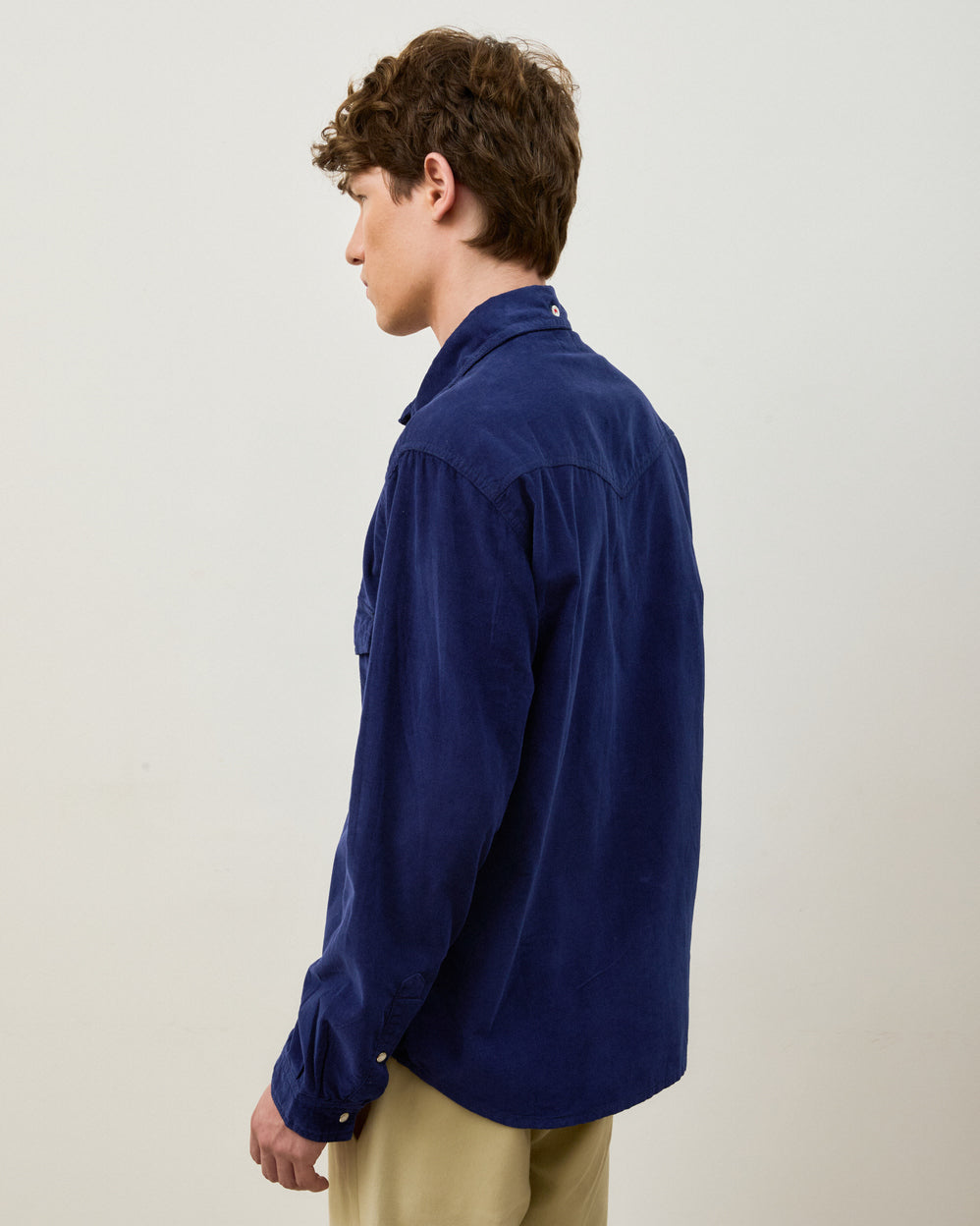 Camisa Corduroy Bleu