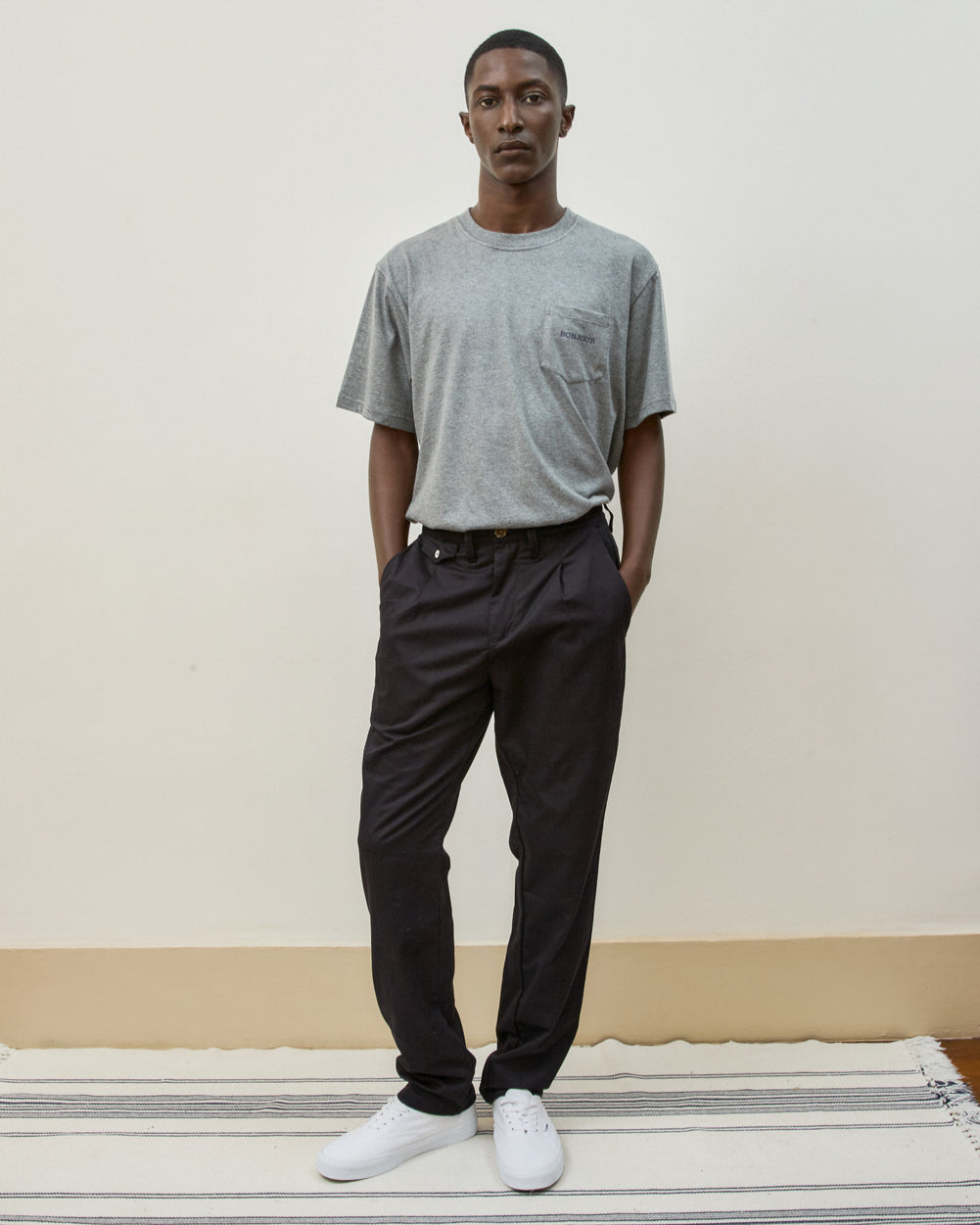 Calça Sarja Chino Preta