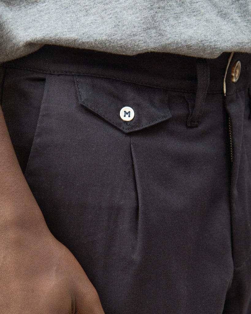 Calça Sarja Chino Preta
