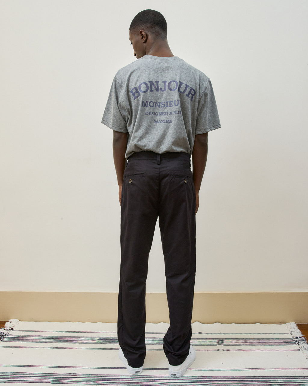 Calça Sarja Chino Preta