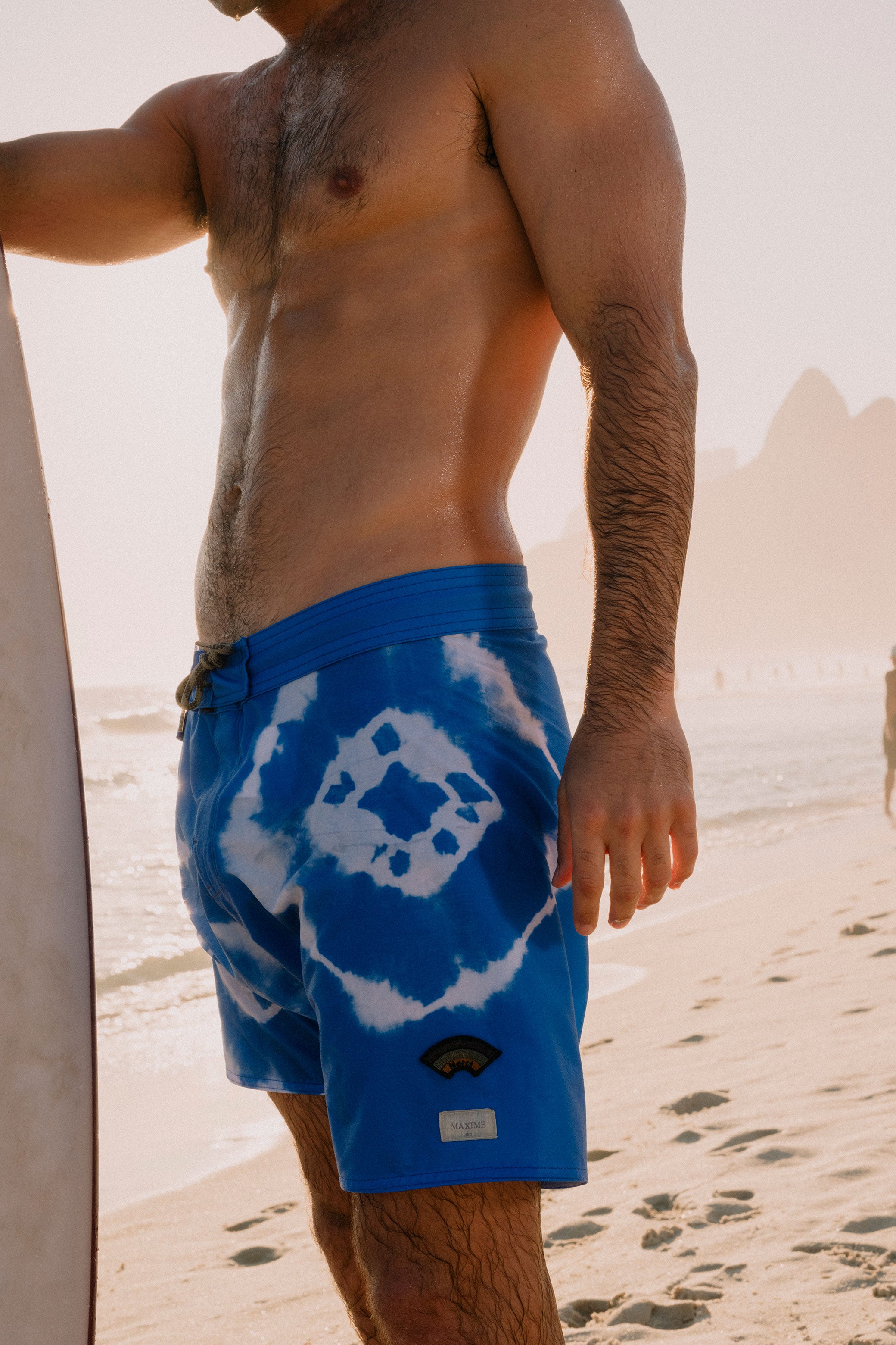 Le Surf Short Tie Dye Bleu