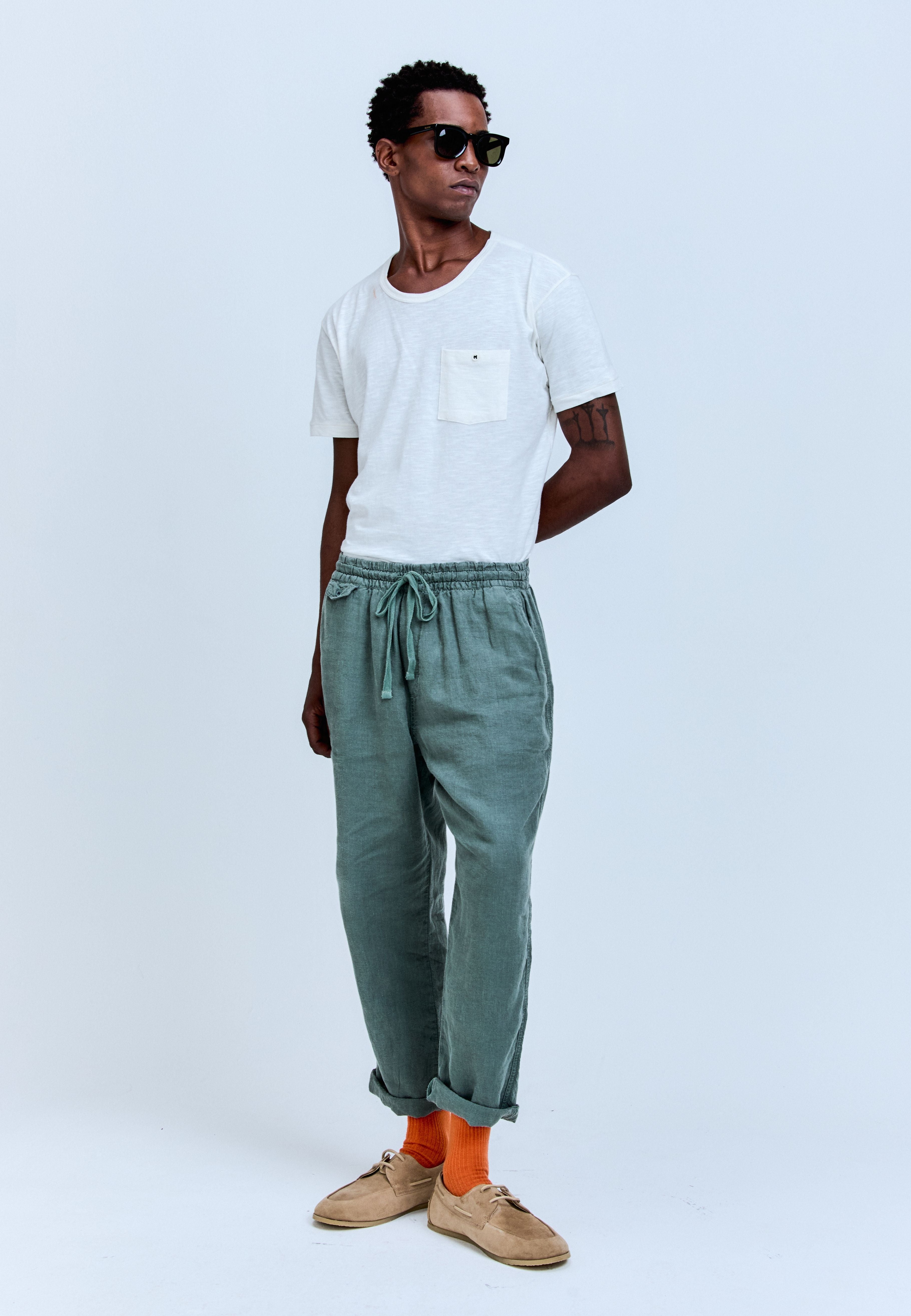 Calça Puro Linho Relax Vert