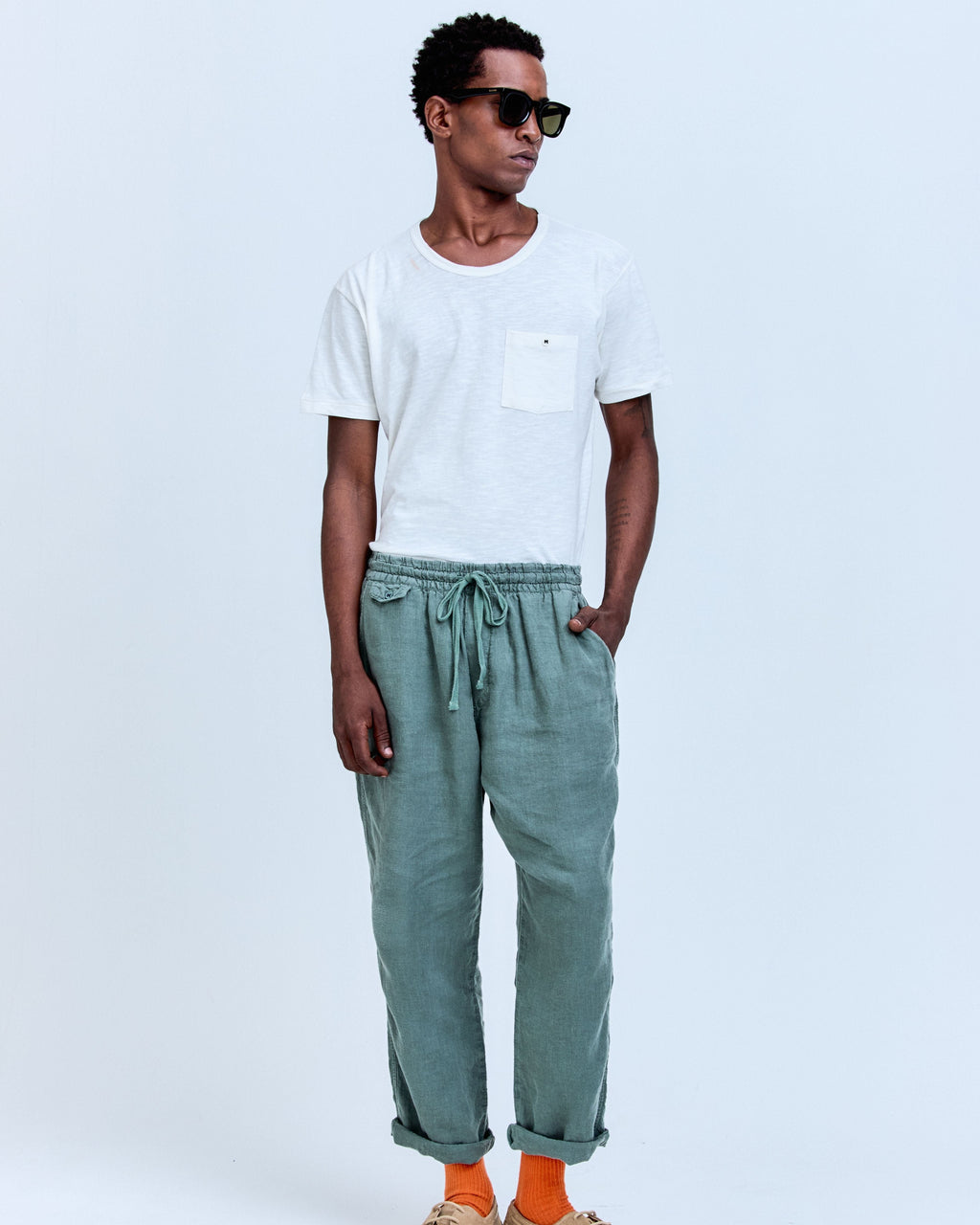 Calça Puro Linho Relax Vert
