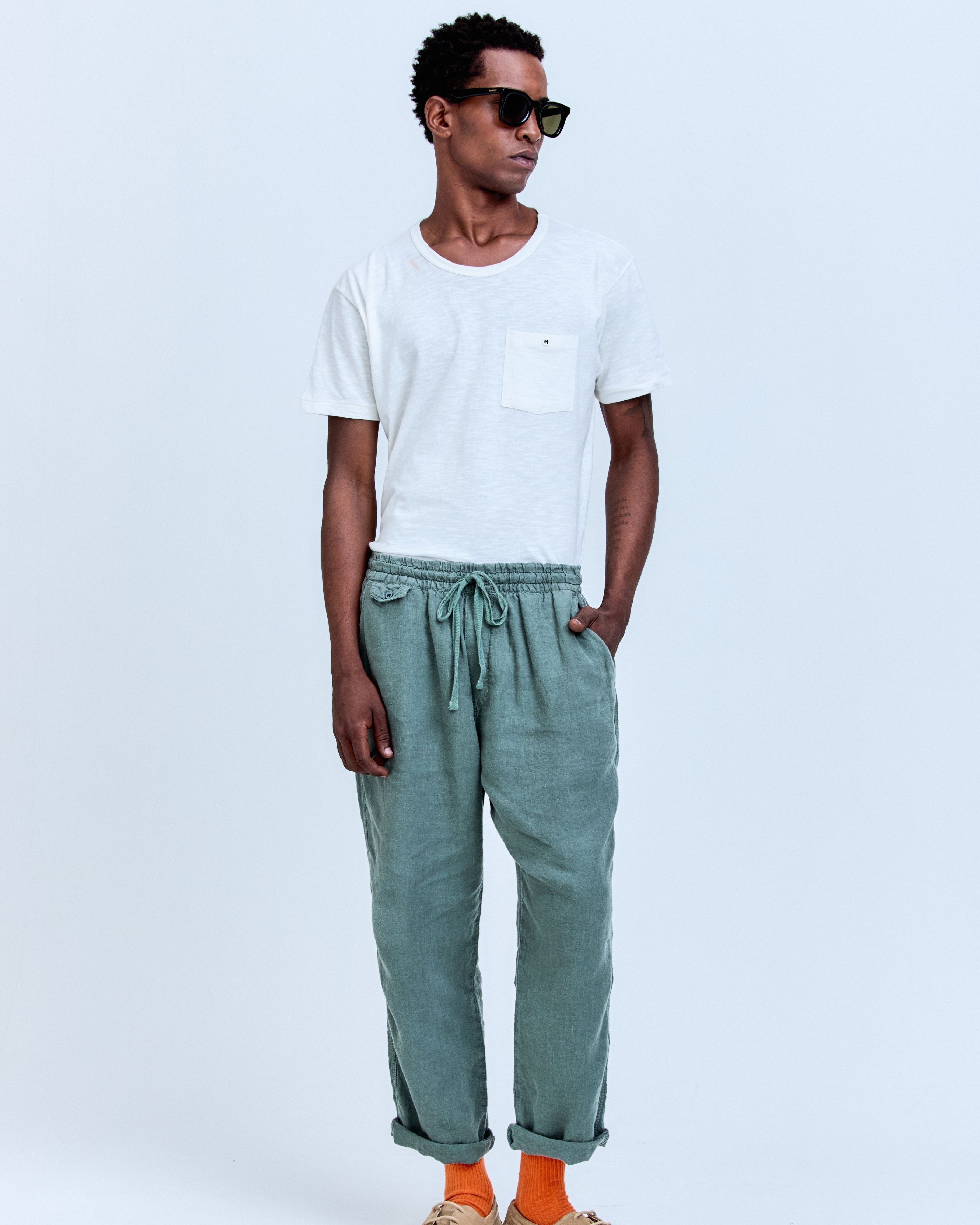 Calça Puro Linho Relax Vert