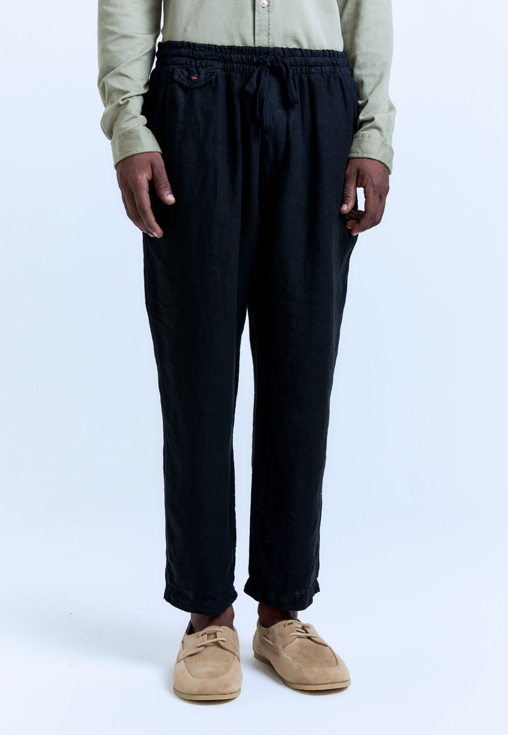 Calça Puro Linho Relax Noir