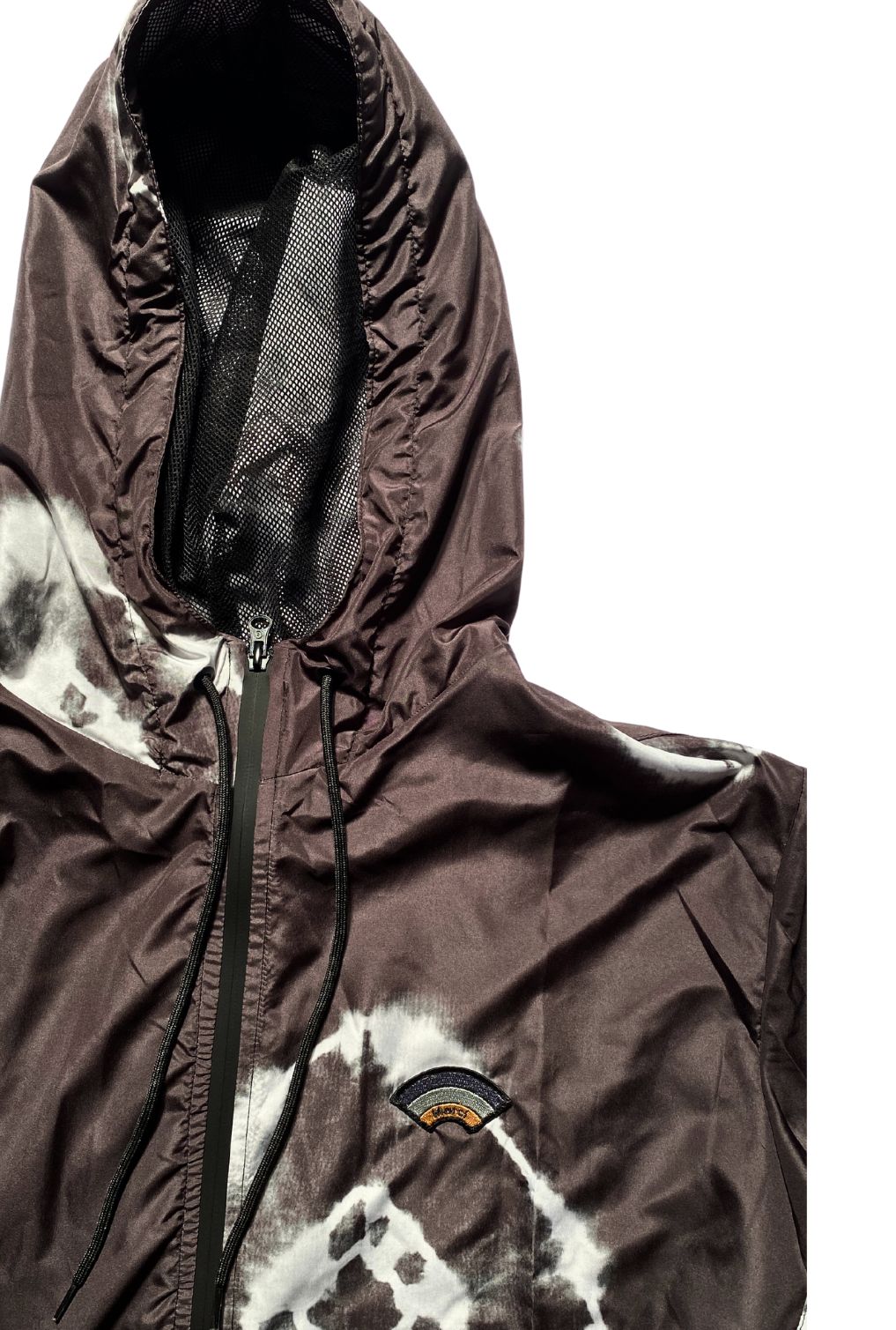 Jaqueta Windbreaker Light Tie Dye Noir