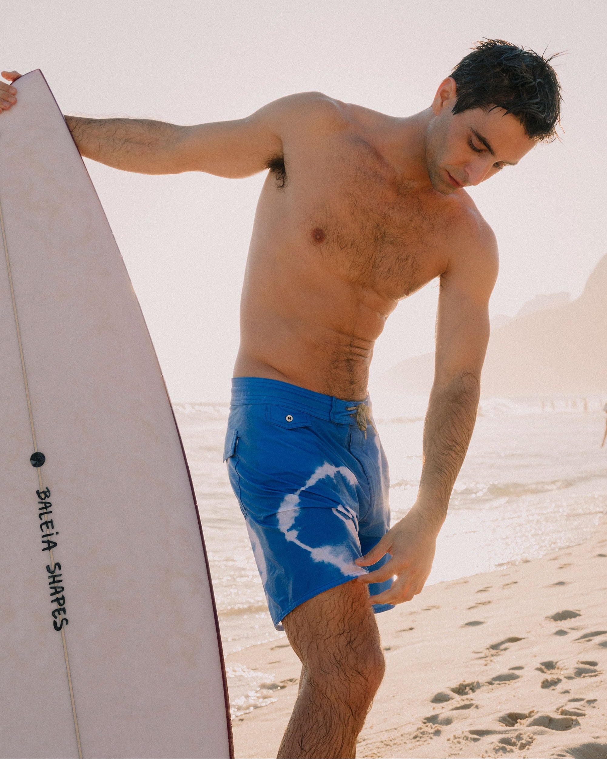 Le Surf Short Tie Dye Bleu