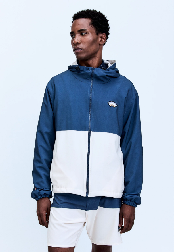Jaqueta Windbreaker High Tide Navy Creme