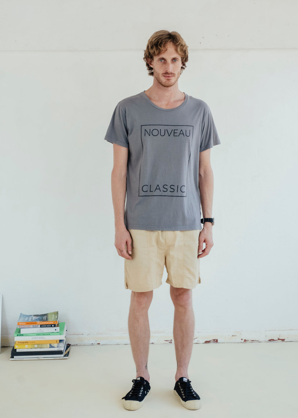 T-Shirt Le Stone Nouveau Classic Cinza