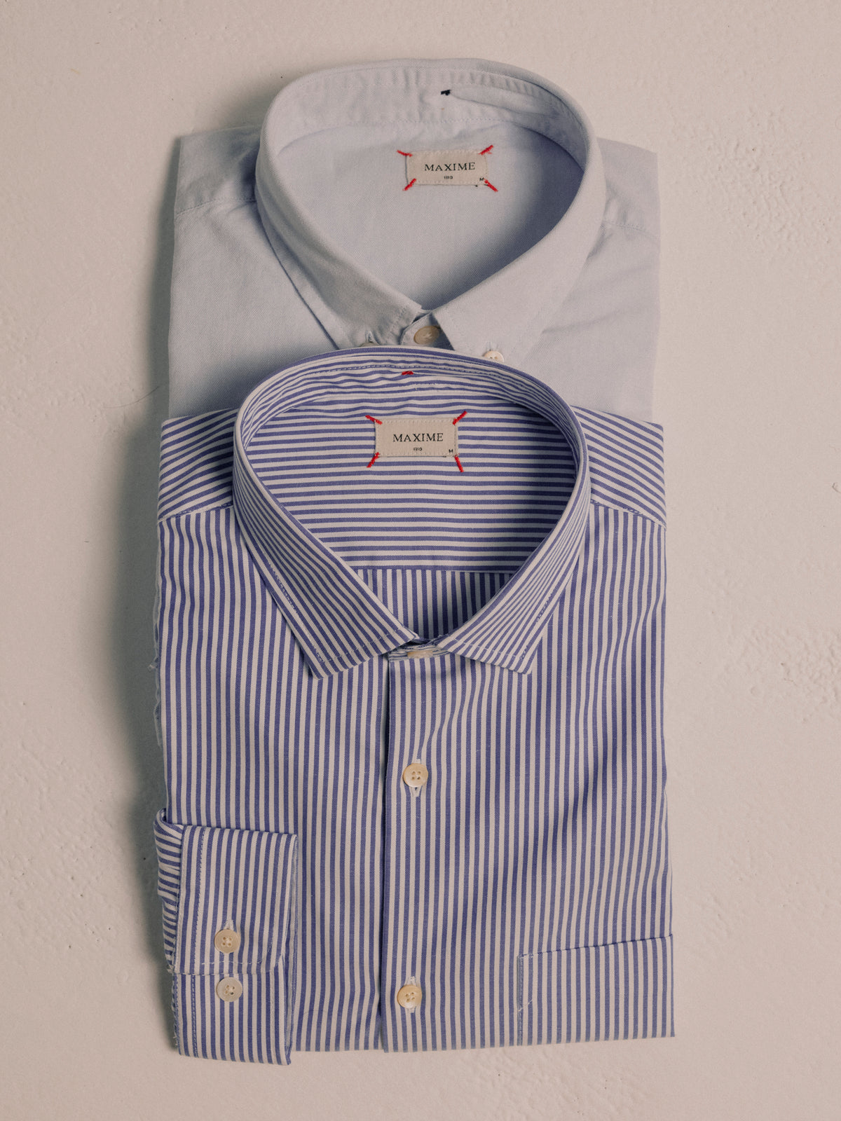 Camisa Oxford Listras Fio 80