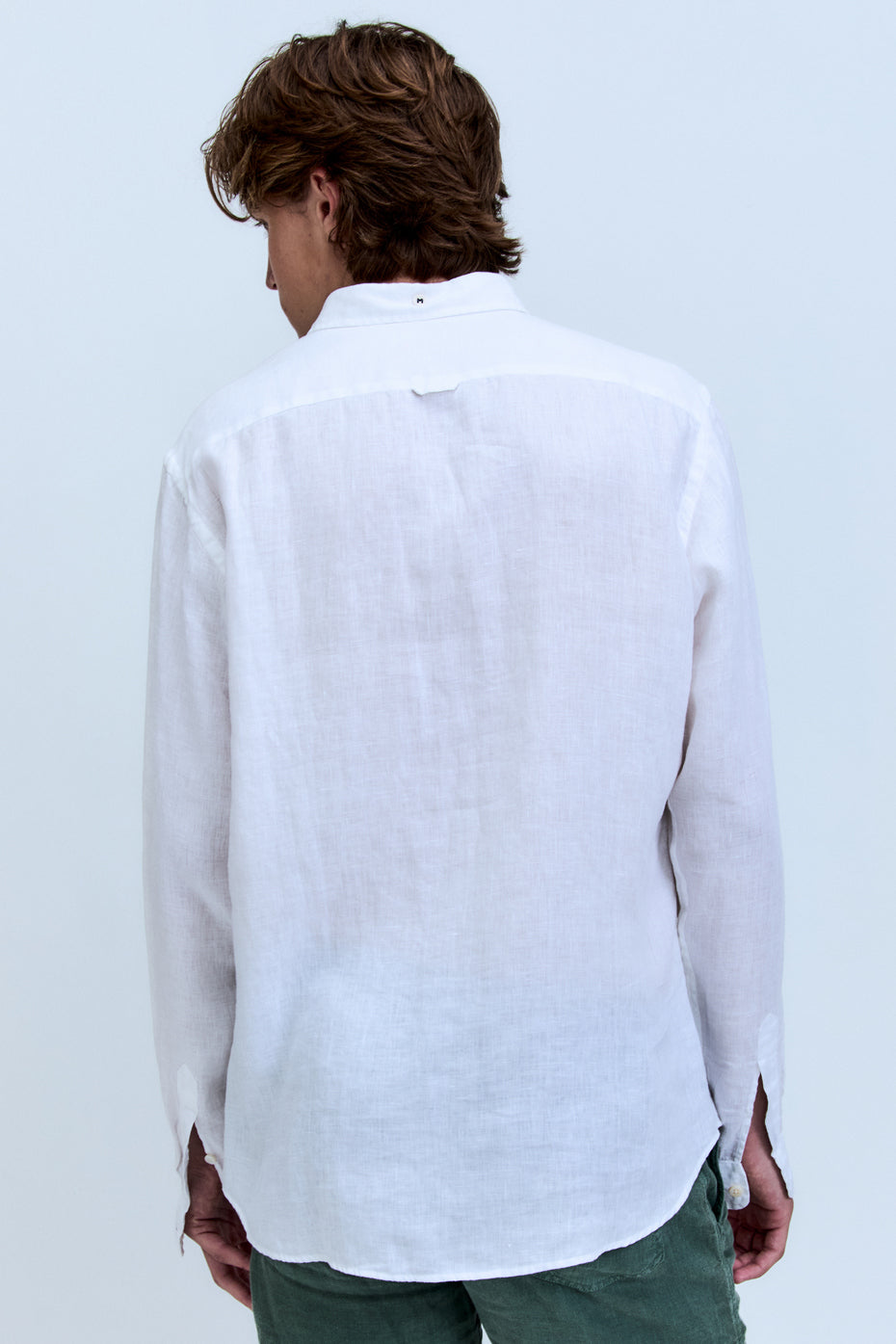 Camisa Linho Manga Longa Branca #1