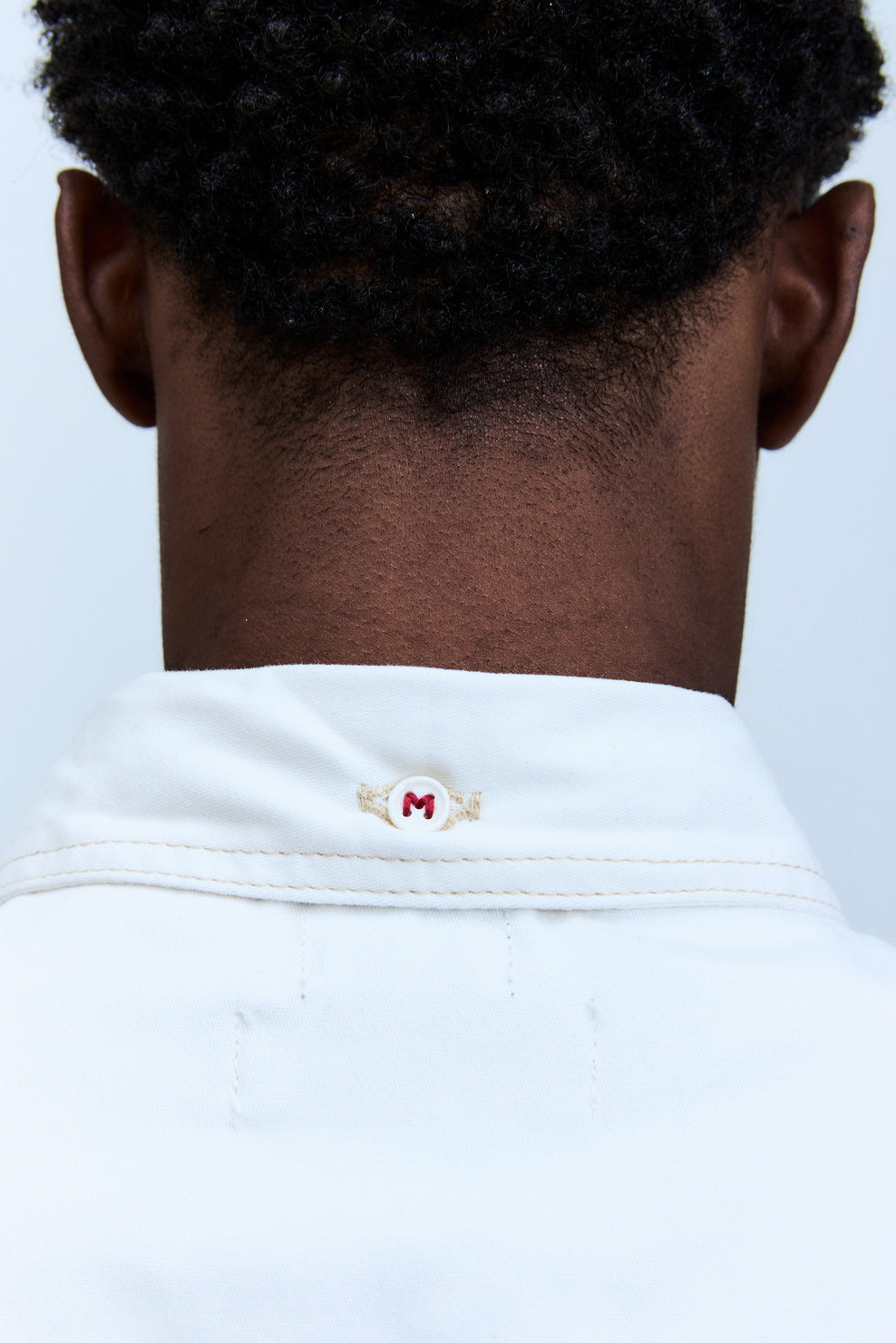 Camisa Sarja Manga Longa White Denim 10oz