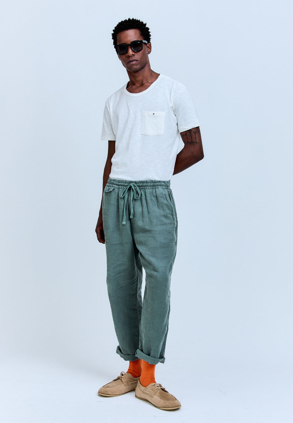 Calça Puro Linho Relax Vert